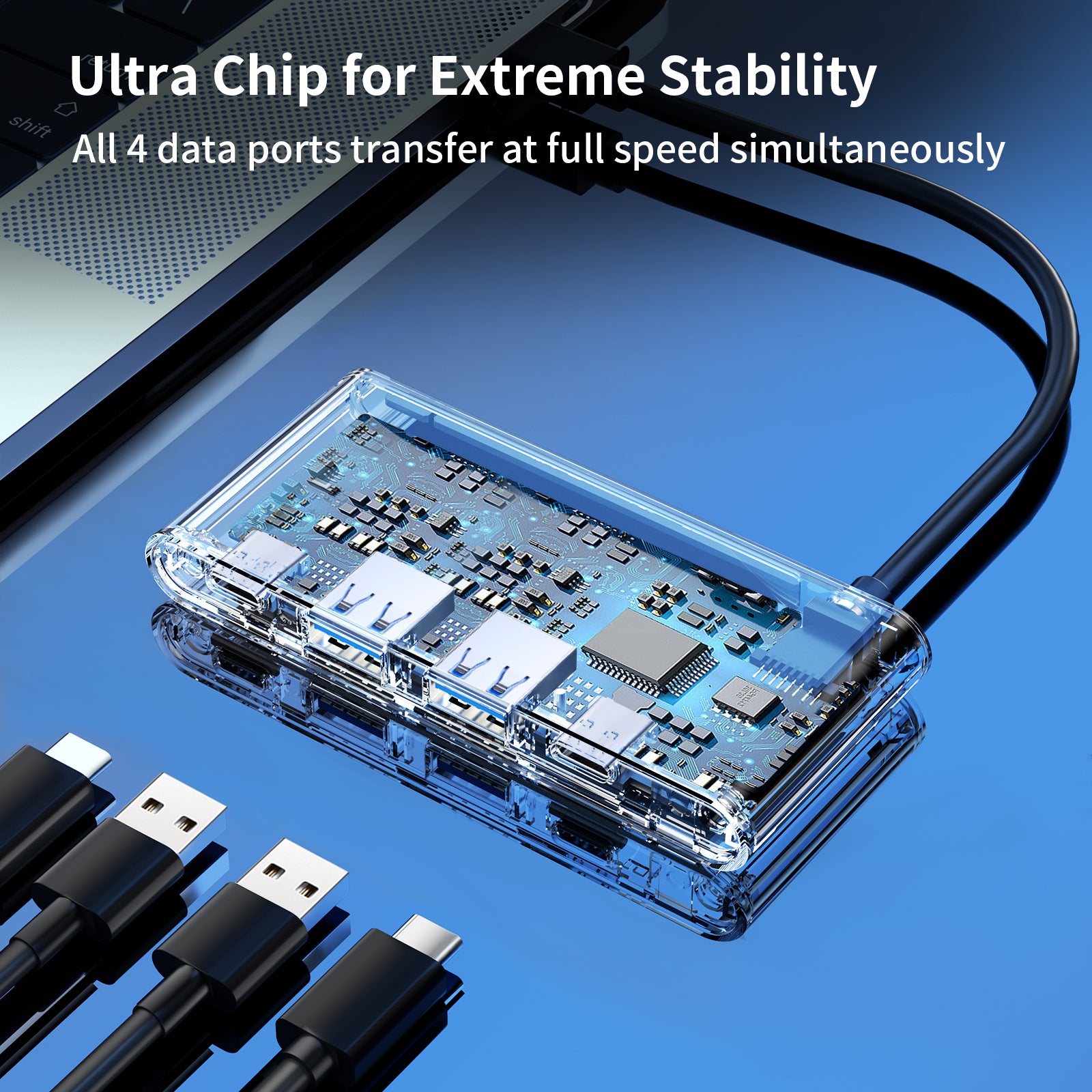 SSK SHU860 USB-C Hub