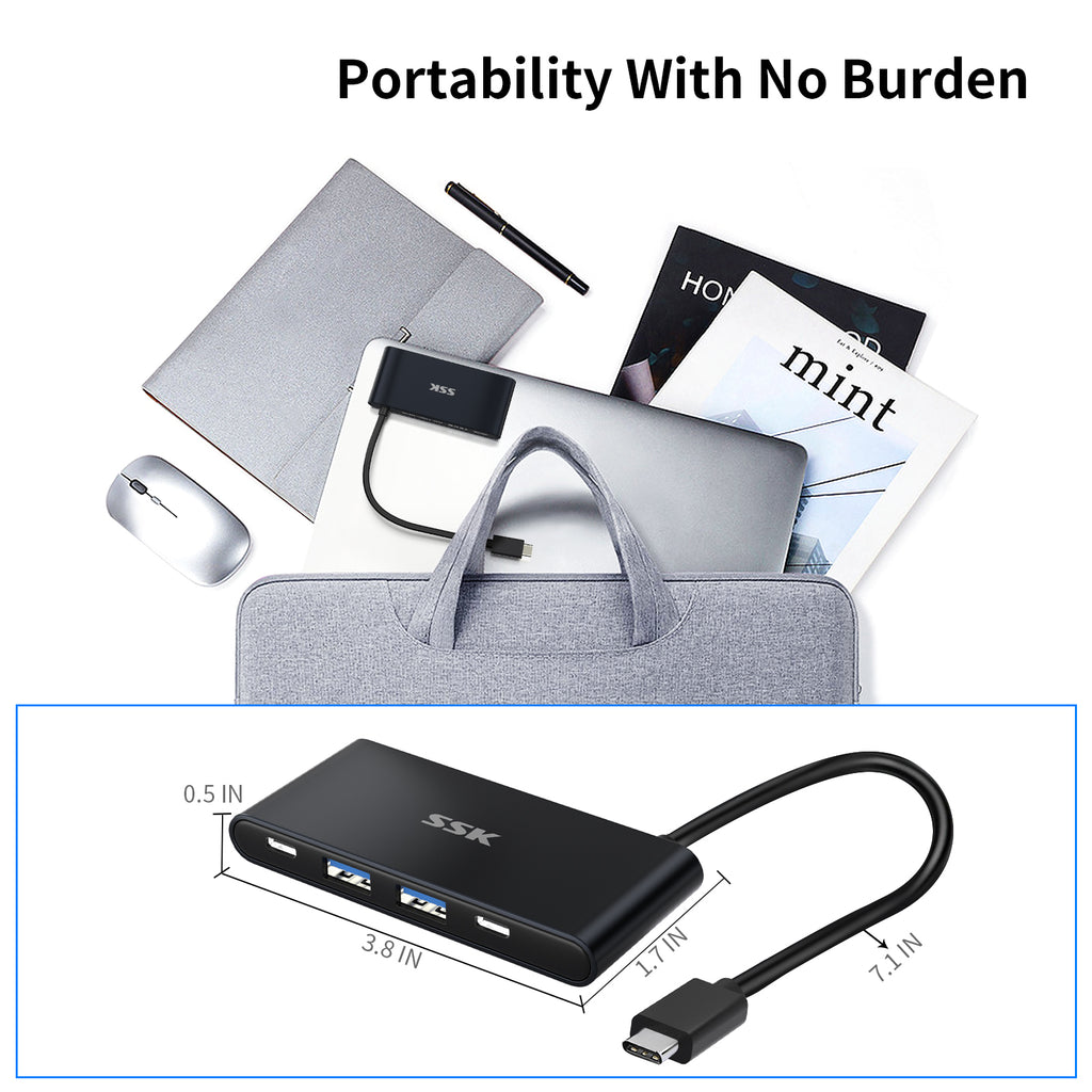 SSK SHU860 USB-C Hub