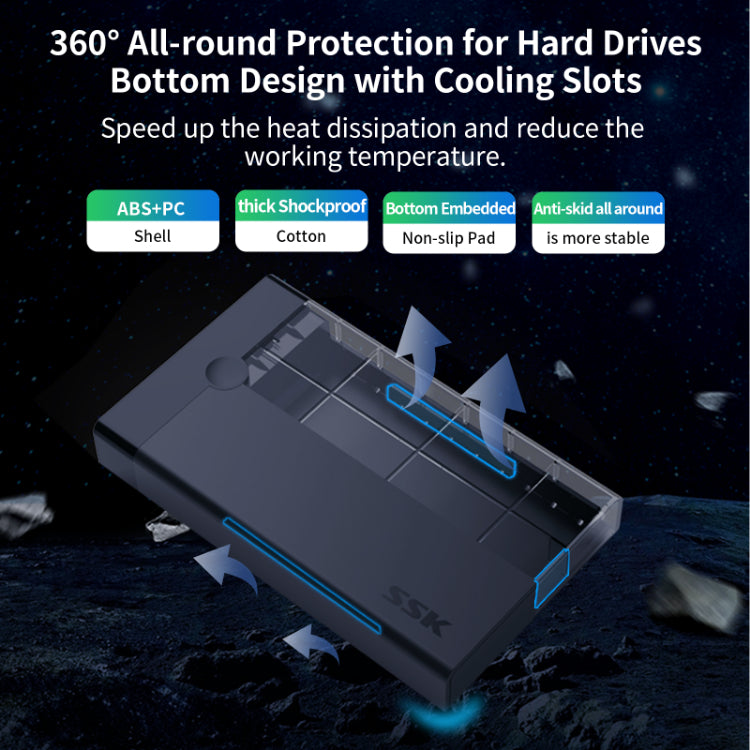 SSK HE-G3001 External Hard Drive Enclosure