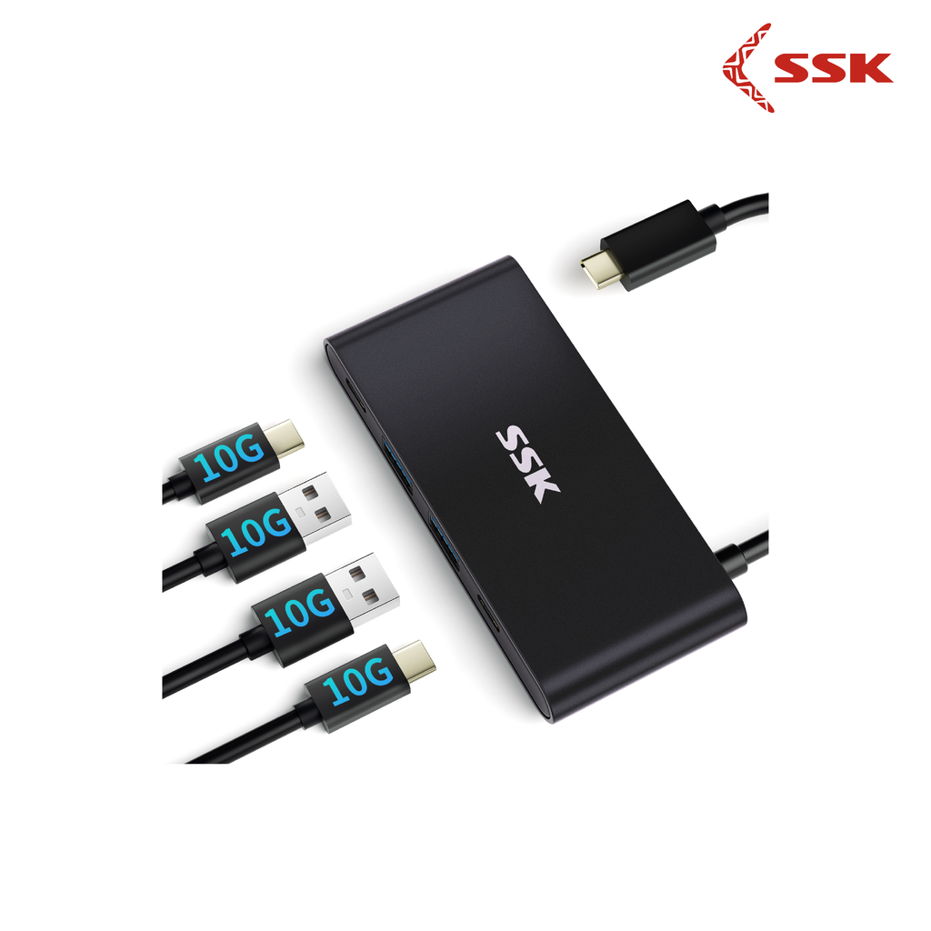 SSK SHU860 USB-C Hub