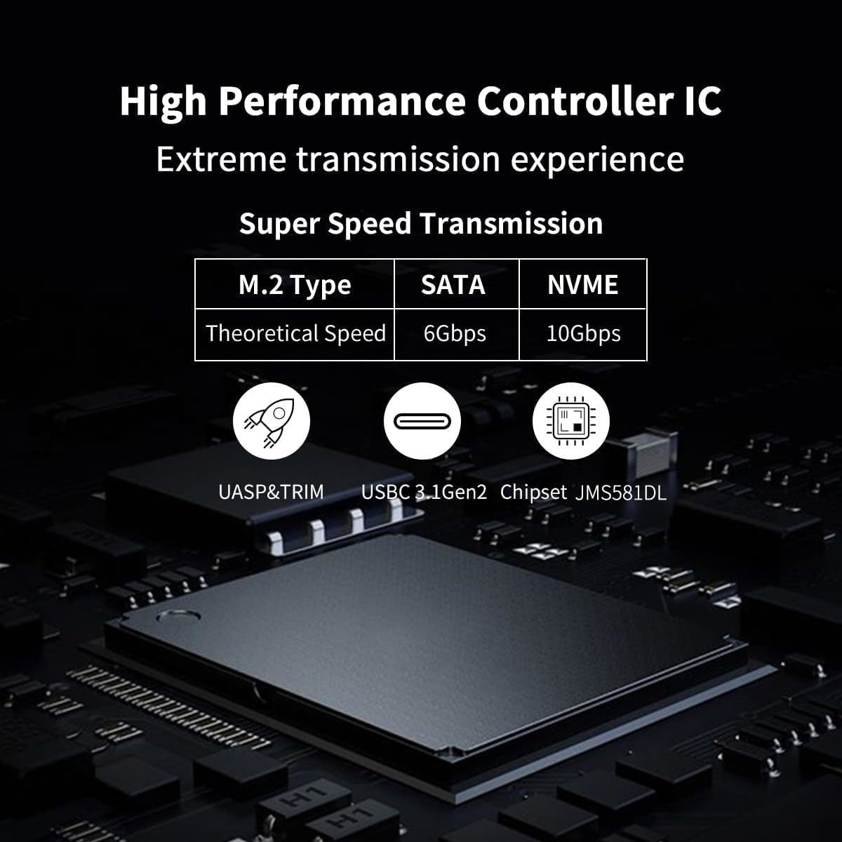 SSK HE-C371 M.2 SSD Enclosure