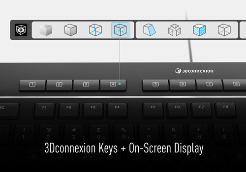 3Dconnexion Keyboard Pro with Detached Numpad US (QWERTY)