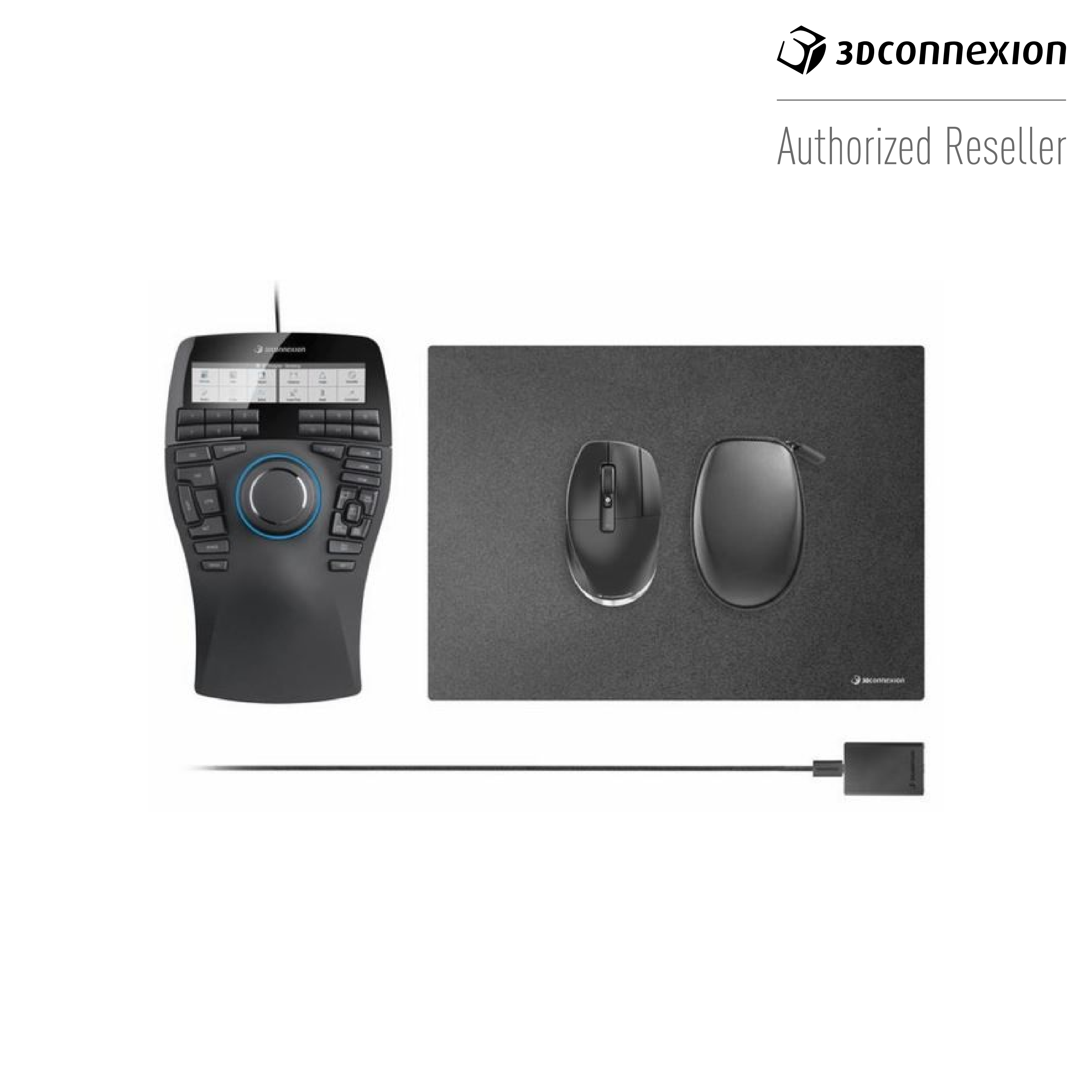 3Dconnexion Spacemouse Enterprise Kit 2 (SpaceMouse Enterprise + CadMouse Pro Wireless + CadMouse Pad)