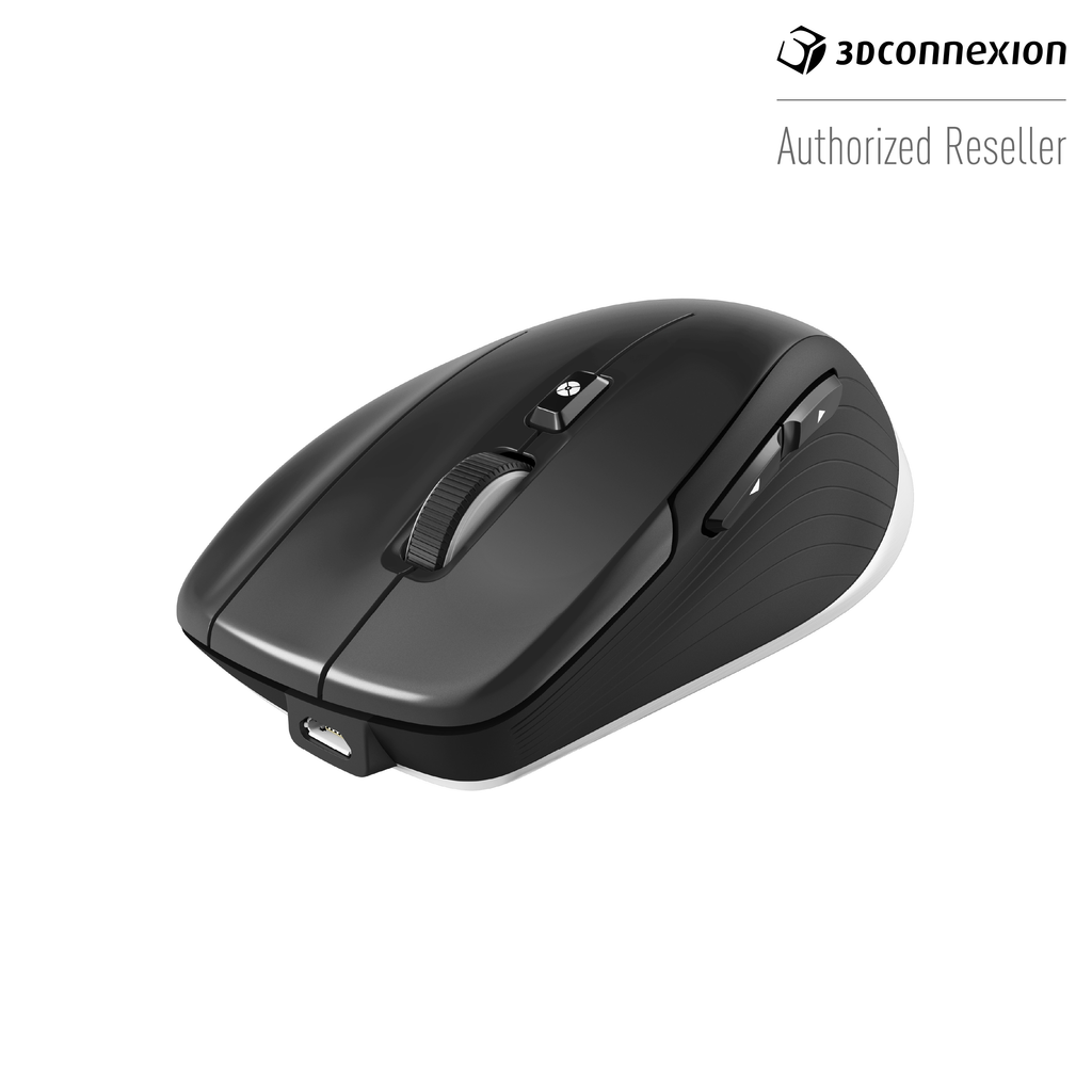 3Dconnexion CadMouse Compact Wireless Mouse For Mobile CAD Professionals