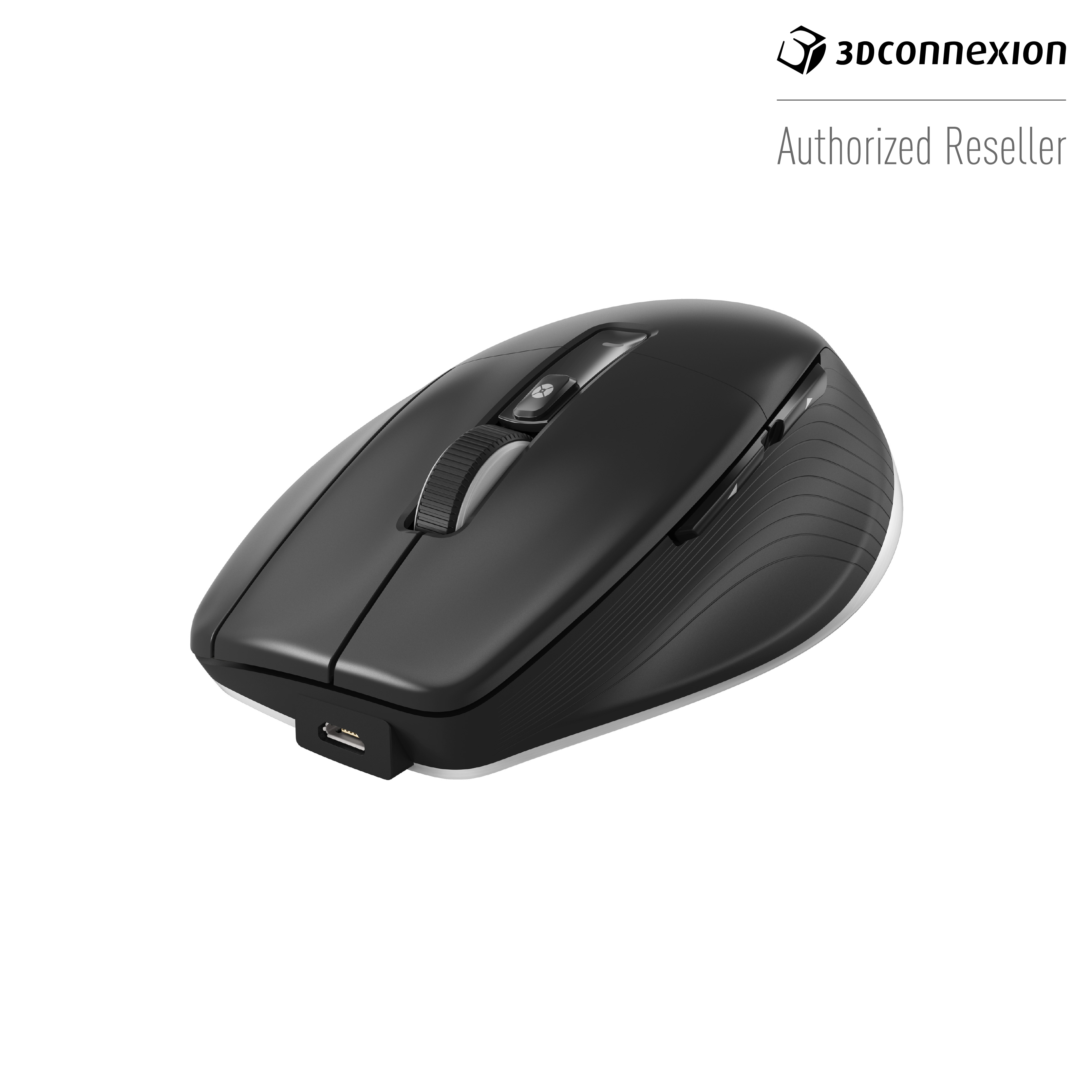 3Dconnexion CadMouse Pro Wireless Full-Sized Ergonomic Mouse For CAD Professionals