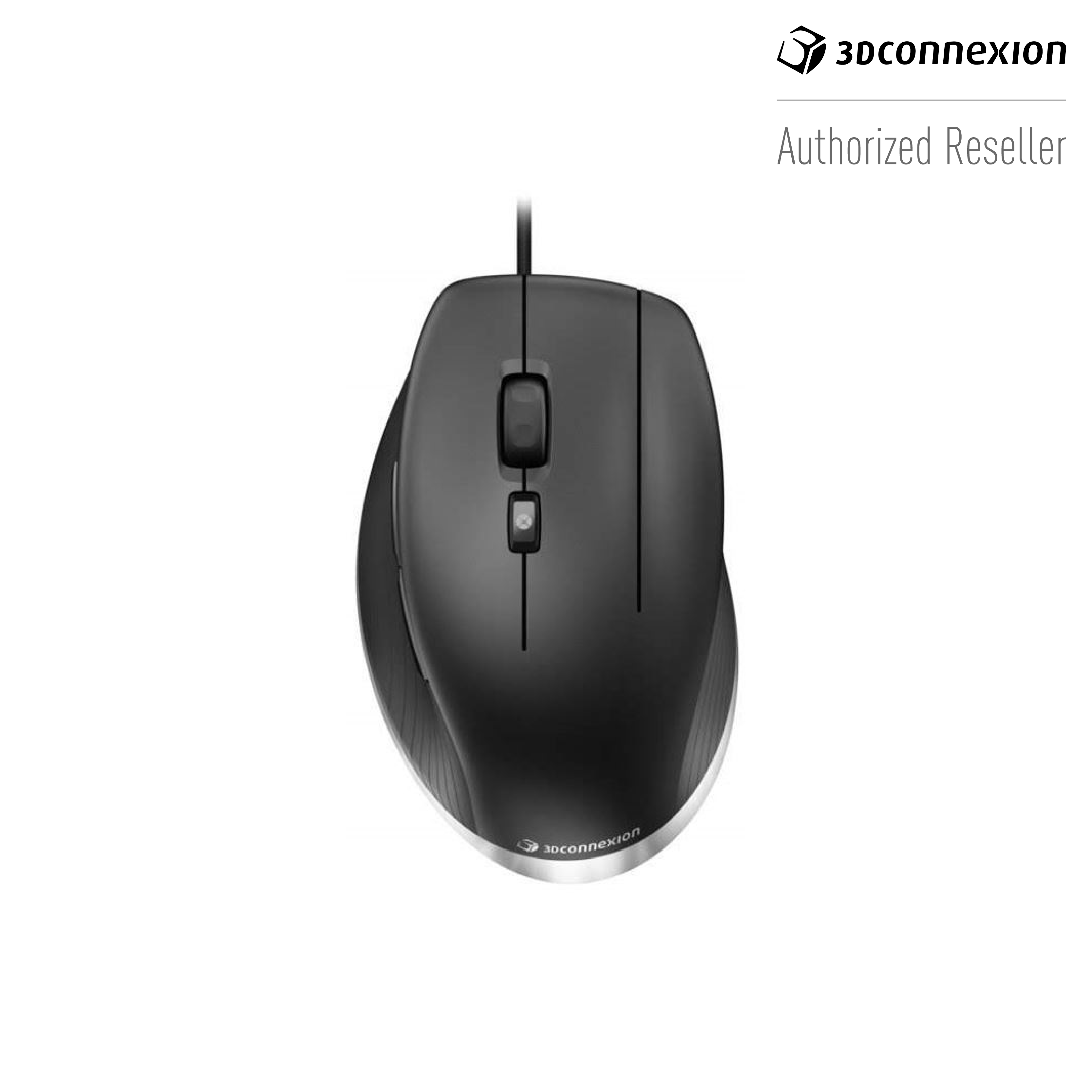 3Dconnexion CadMouse Full-Sized Wired Mouse For CAD Professionals