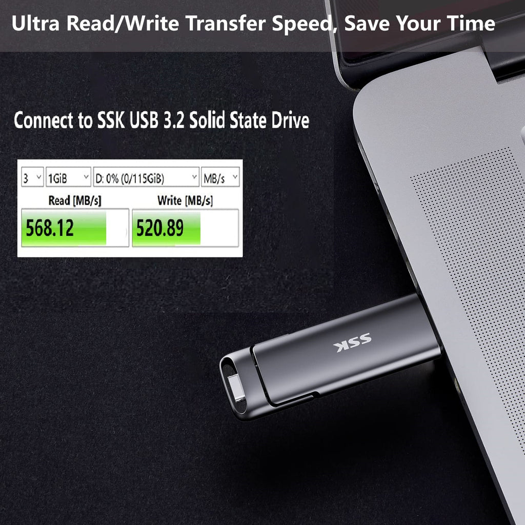 SSK SD301 Dual USB Flash Drive