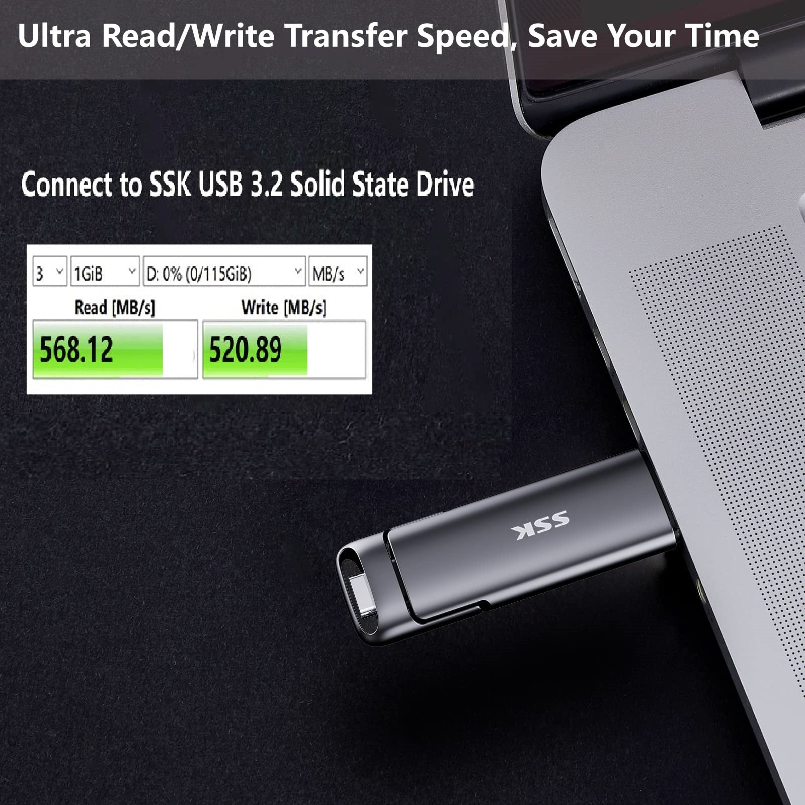 SSK SD301 Dual USB Flash Drive