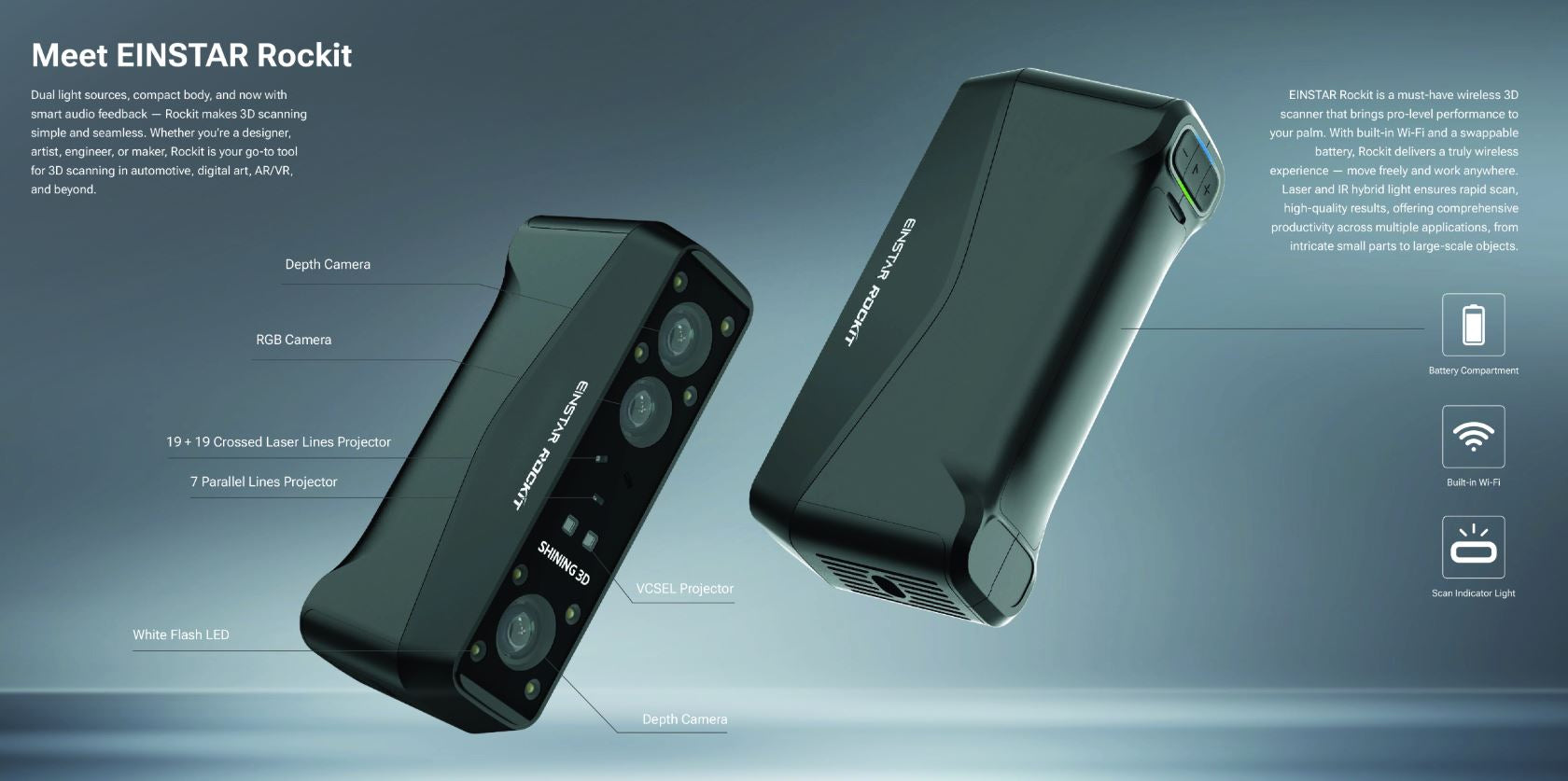 EINSTAR Rockit Wireless Handheld Laser