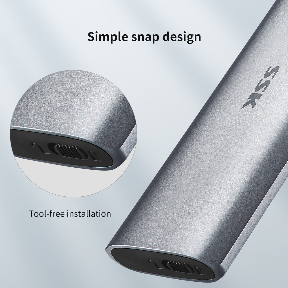 SSK HE-C327 M.2 NVME SSD Enclosure