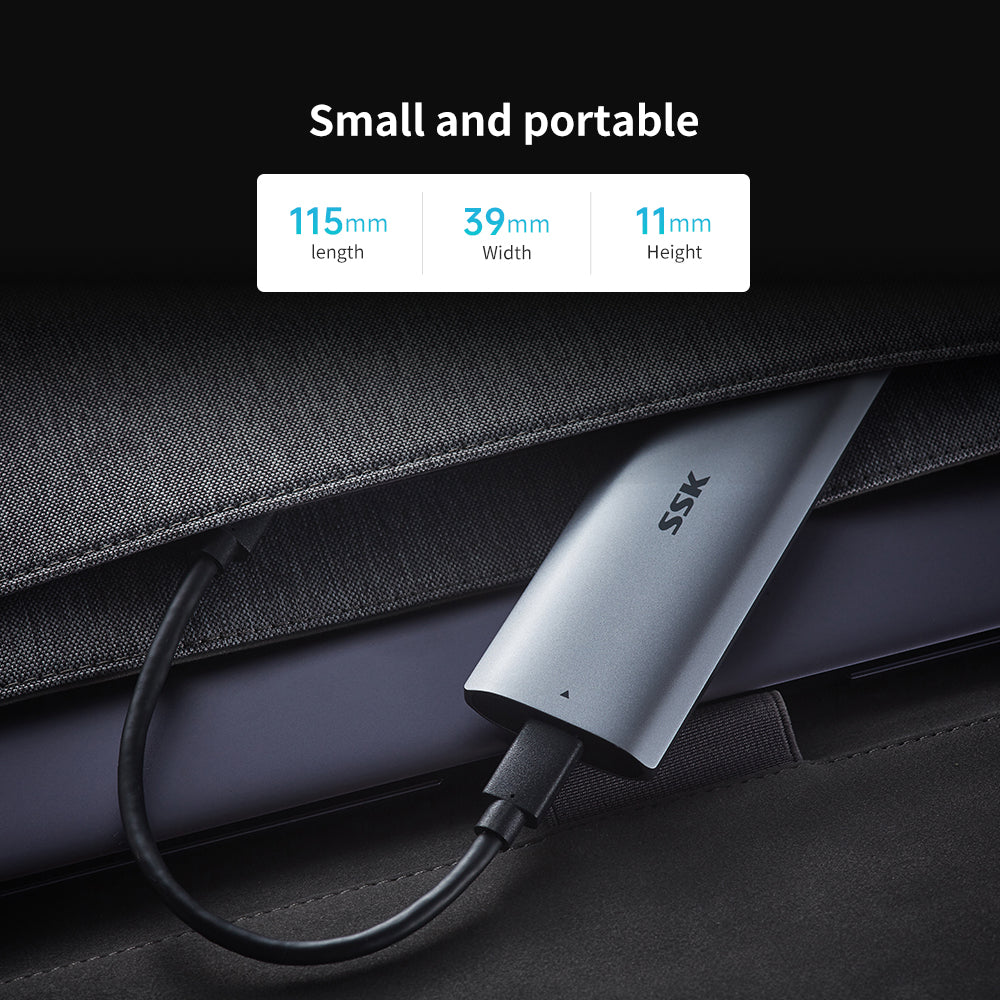 SSK HE-C327 M.2 NVME SSD Enclosure
