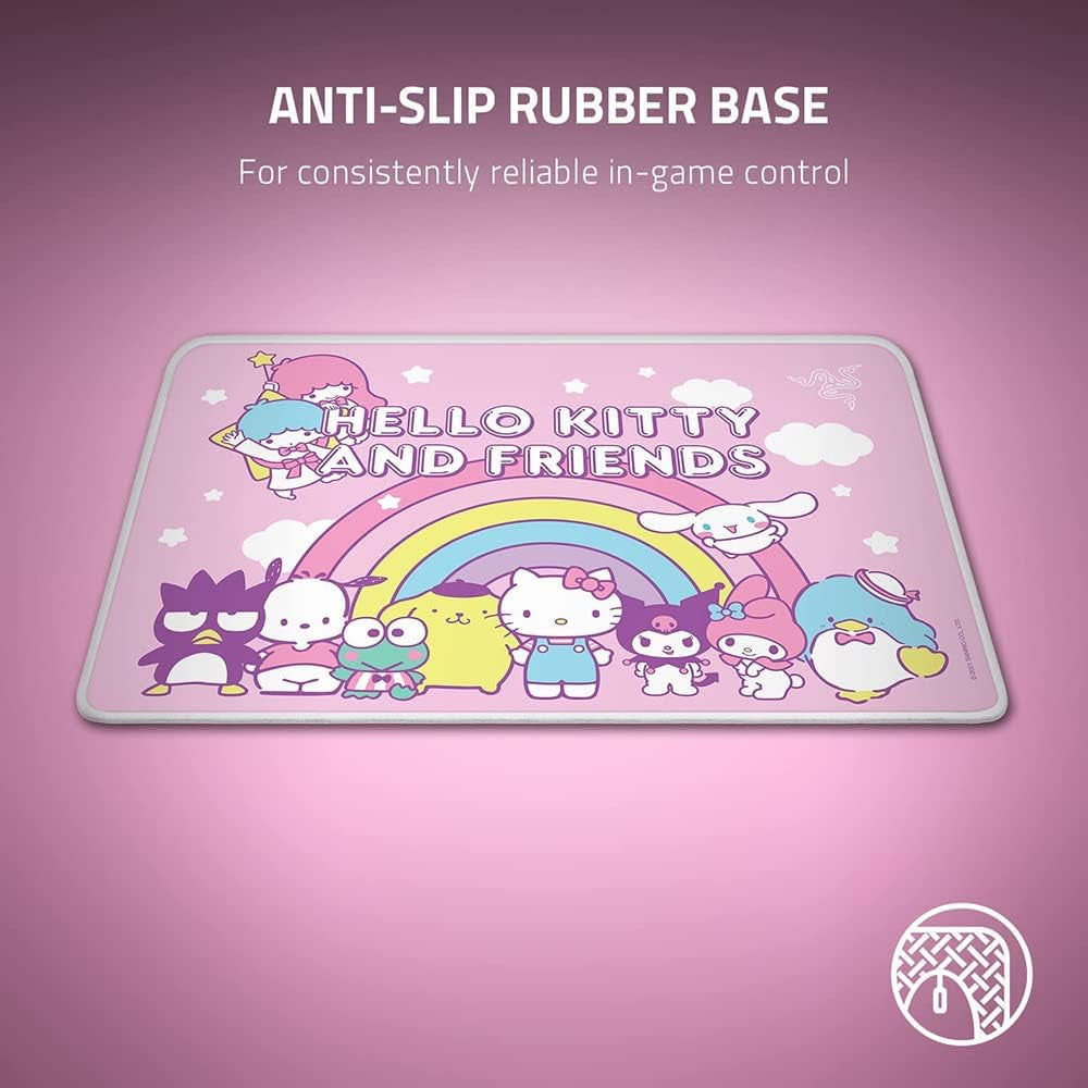 Razer DeathAdder Essential + Goliathus Mouse Mat Bundle - Hello Kitty and Friends Edition