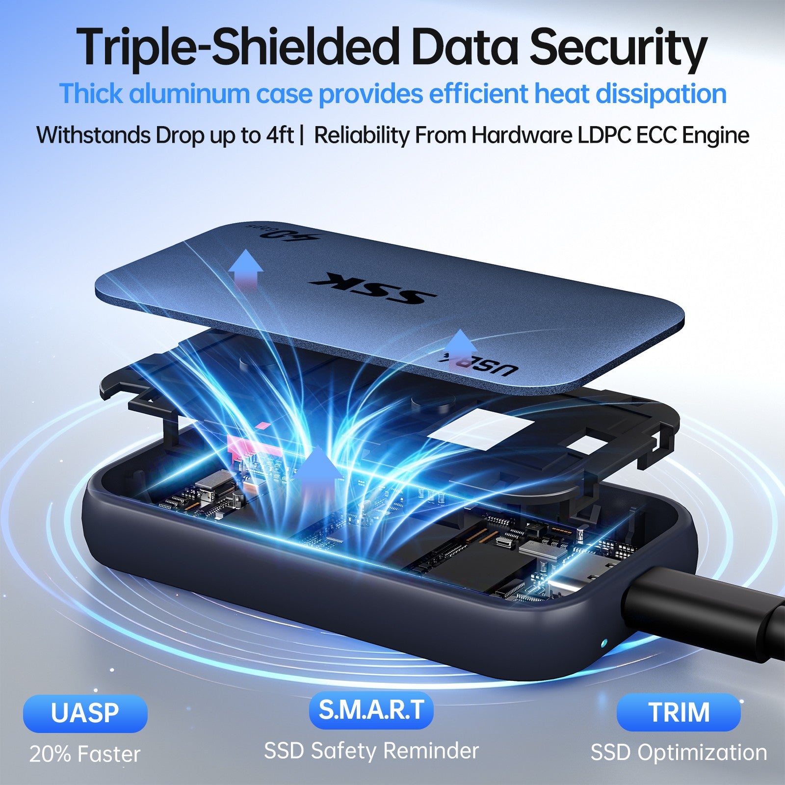SSK SD800 Portable External SSD