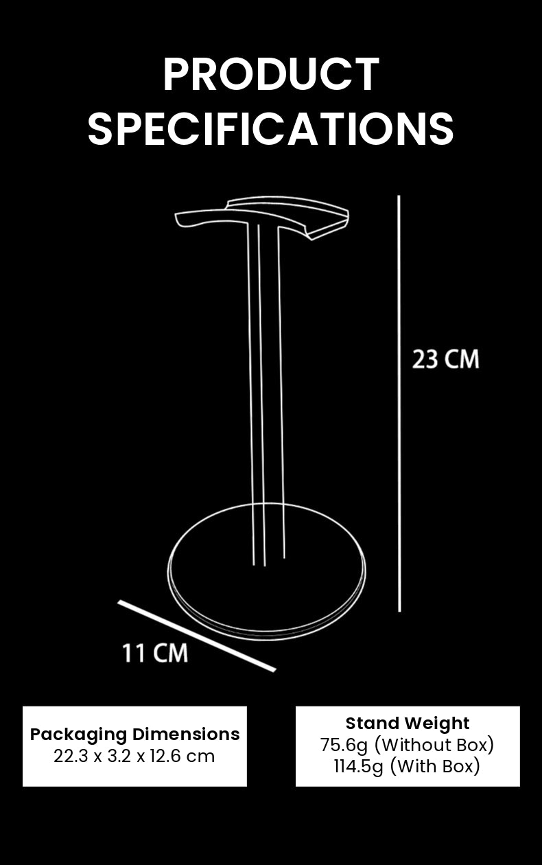 Universal Headphone Headset Stand