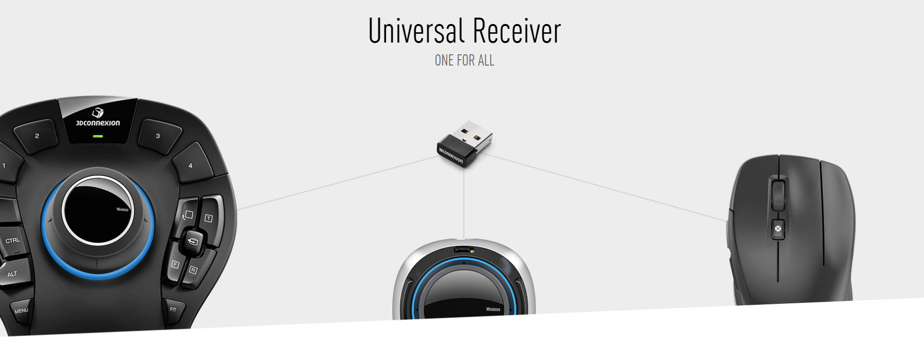 3Dconnexion Universal Receiver For Up To Five 3Dconnexion Wireless Products