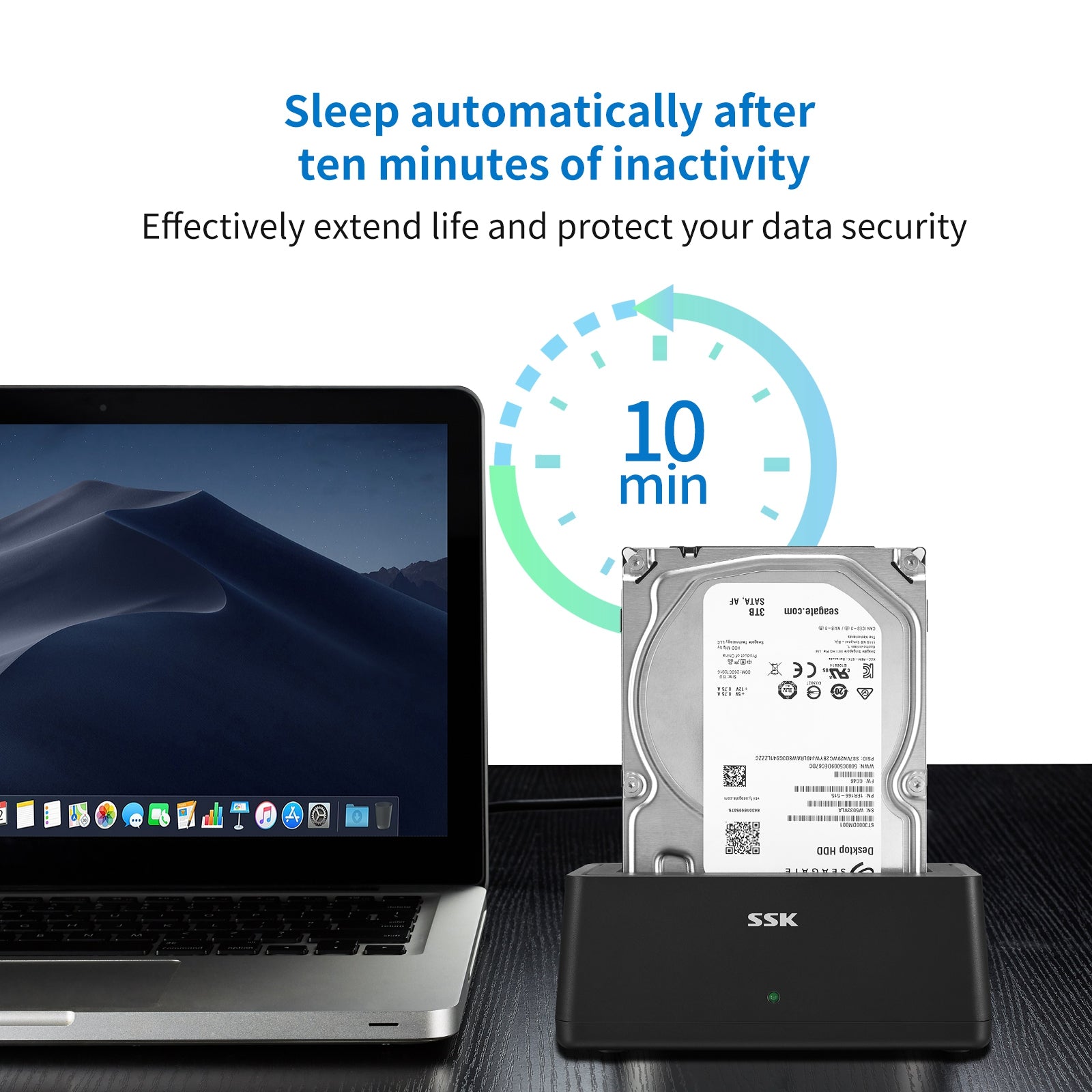 SSK DK102 HDD Docking Station