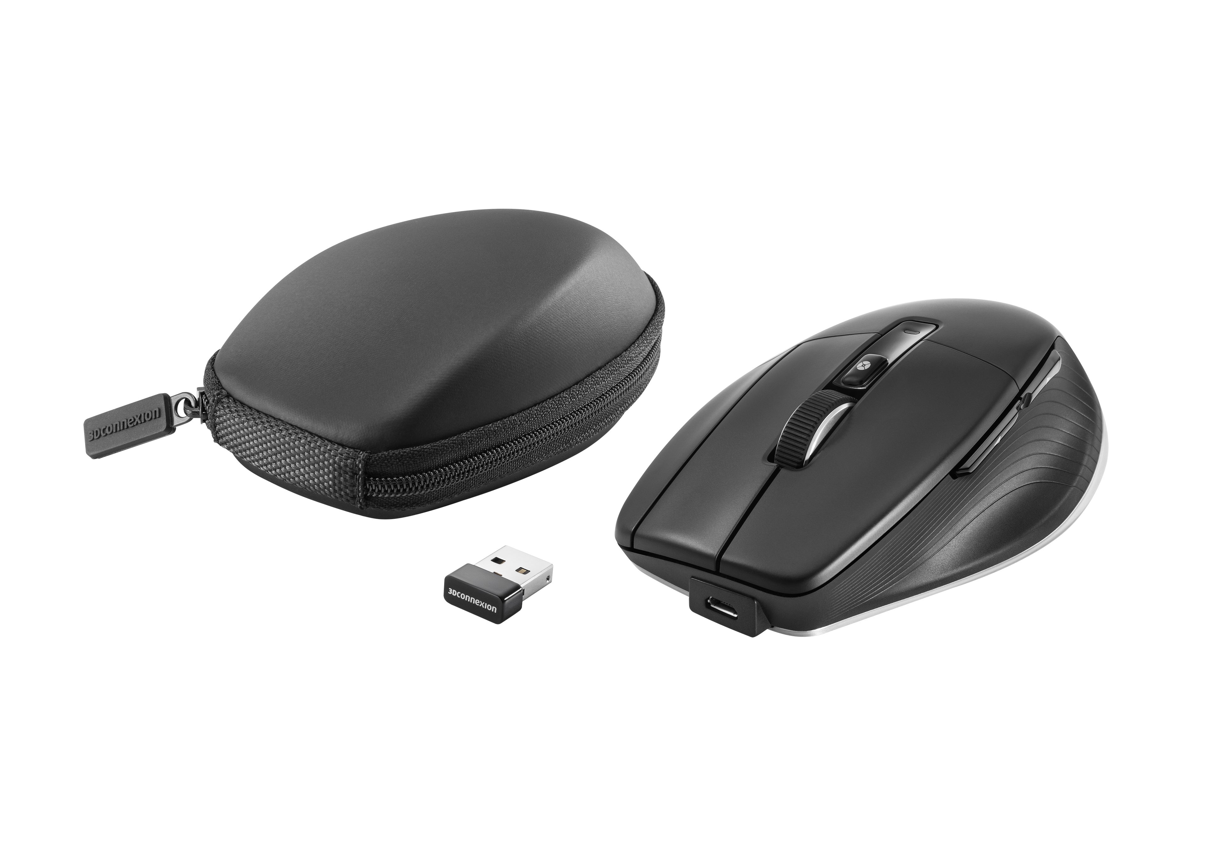 3Dconnexion CadMouse Pro Wireless Full-Sized Ergonomic Mouse For CAD Professionals