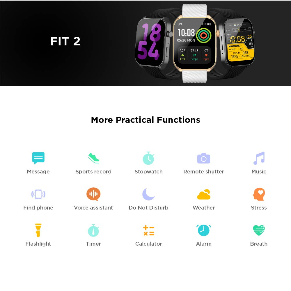 Benio Fit2 Smart Watch