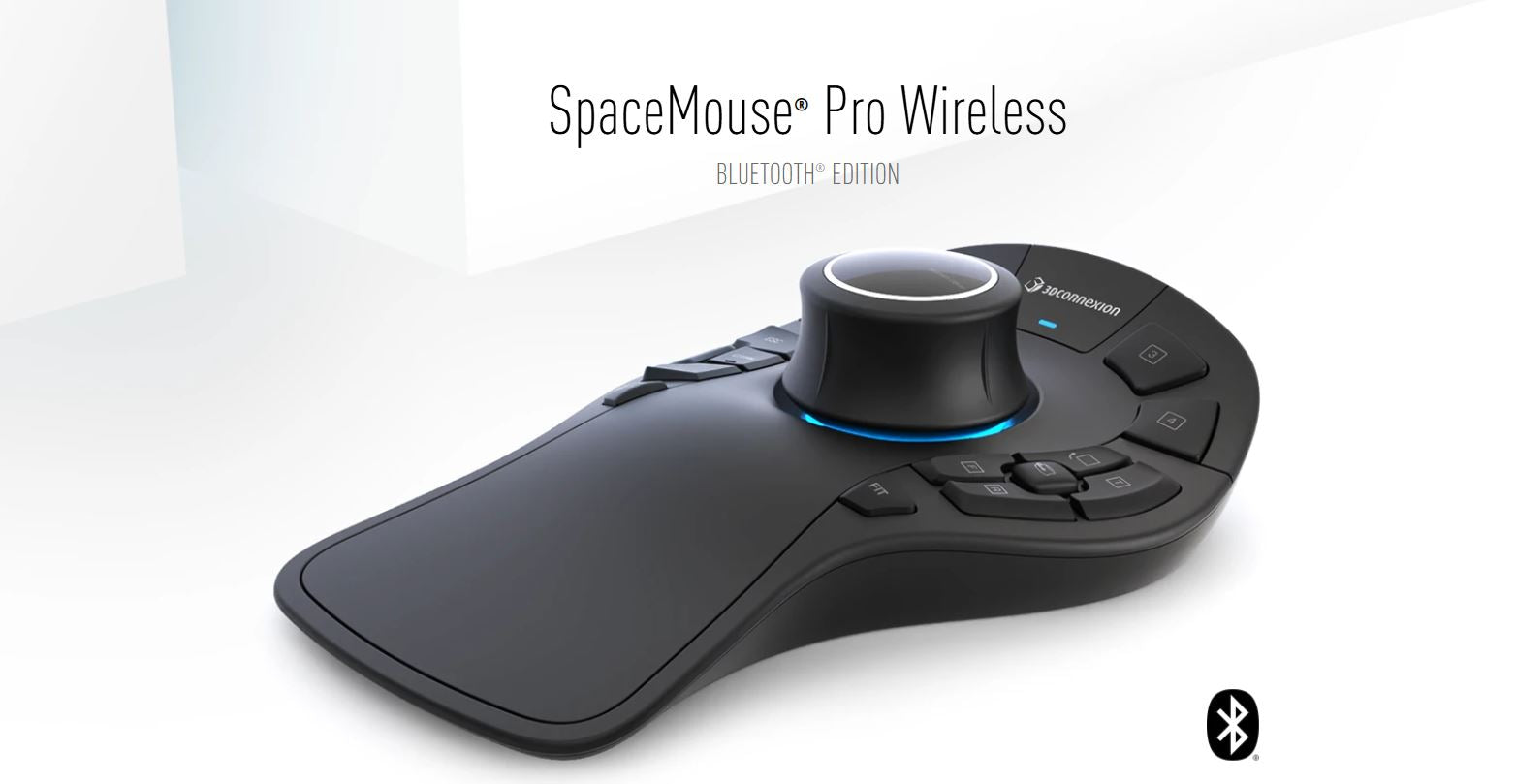 3Dconnexion SpaceMouse® Pro Wireless Bluetooth Mouse For Design Professionals
