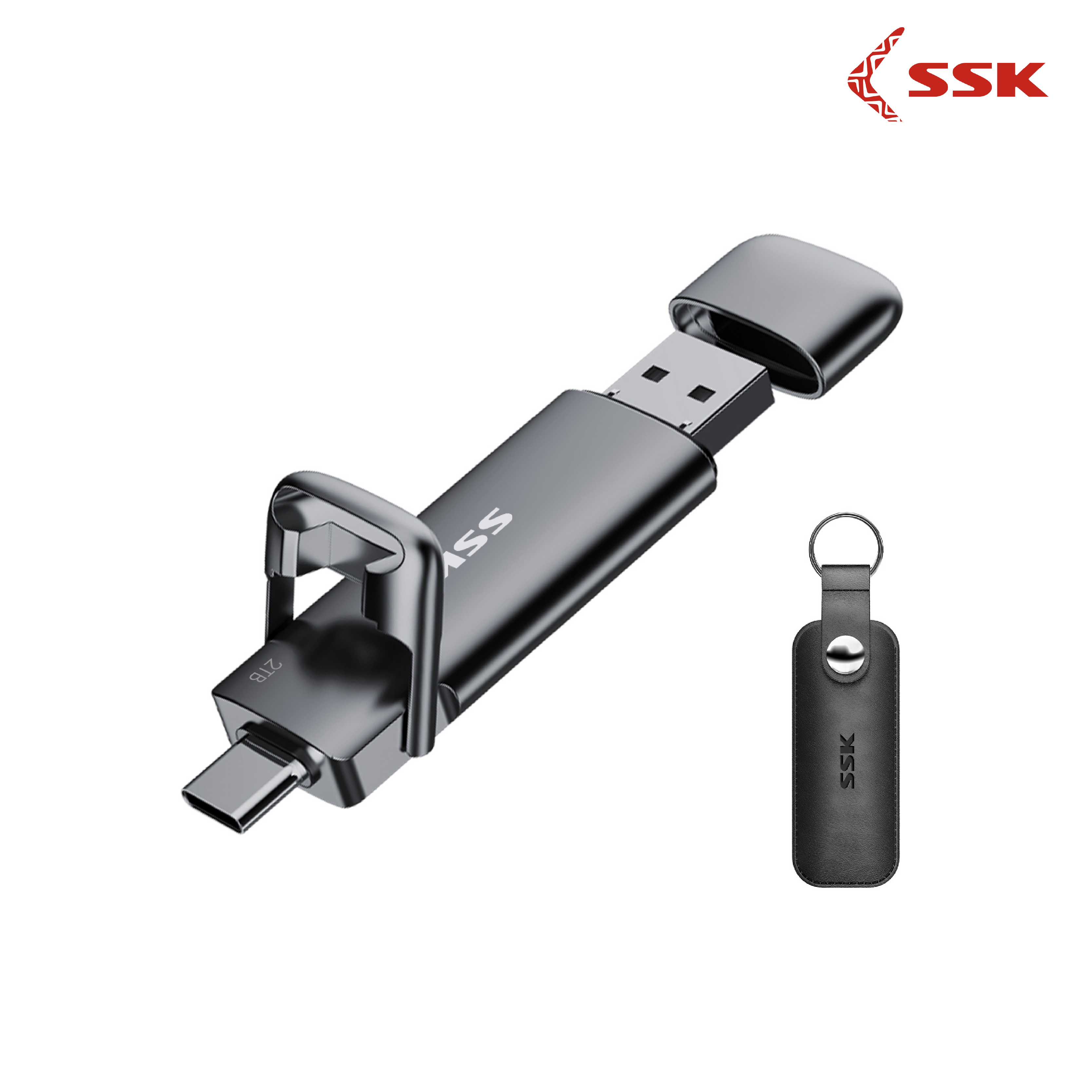 SSK SD301 Dual USB Flash Drive